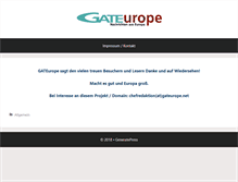 Tablet Screenshot of gateurope.net